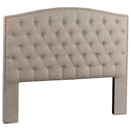 Queen Upholstered Headboard with Tufting